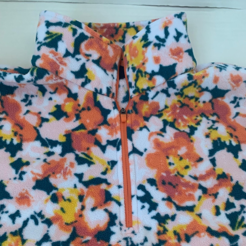 Women’s LANDS END 1/4 Zip Fleece Large (14/16) - Picture 2 of 7